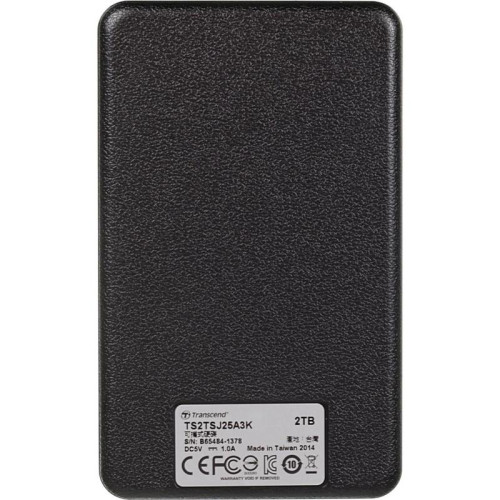 Жесткий диск Transcend USB 3.0 2Tb TS2TSJ25A3K StoreJet 25A3 2.5