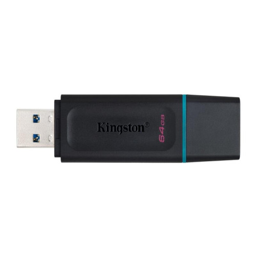 Флэш USB Kingston 64GB USB3.2 Gen 1 DataTraveler Exodia (Black + Teal 2 шт/ Kingston 64GB USB3.2 Gen 1 DataTraveler Exodia (Black + Teal 2 pcs