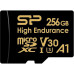Флеш карта microSDXC 256GB Silicon Power SP256GBSTXDV3V1HSP High Endurance V30 A1 + adapter
