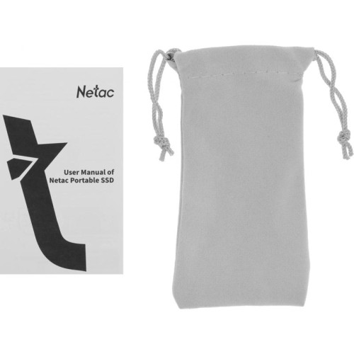 Накопитель SSD Netac USB-C 1000Gb NT01ZX20-001T-32BL ZX20 2.5