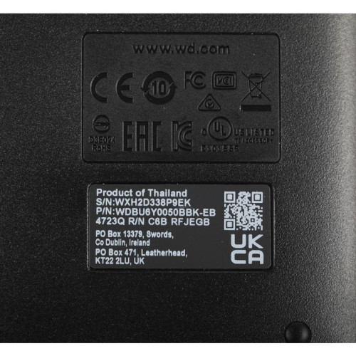 Жесткий диск WD USB 3.0 5Tb WDBU6Y0050BBK-WESN Elements Portable (5400rpm) 2.5