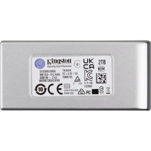 Накопитель SSD Kingston USB 3.2 2Tb SXS2000/2000G XS2000 1.8