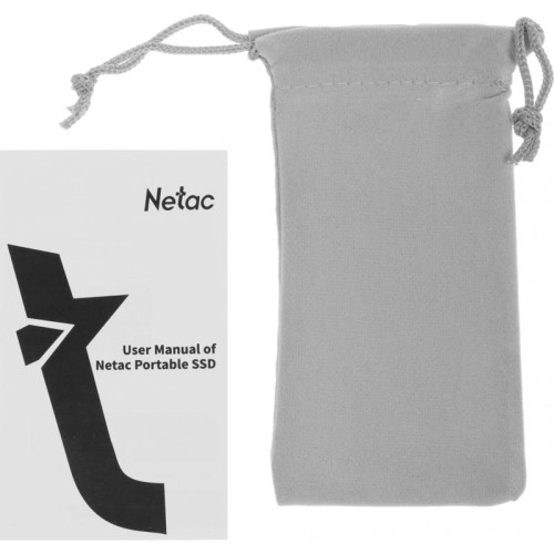 Накопитель SSD Netac USB-C 2TB NT01ZX20L-002T-32BK ZX20L черный