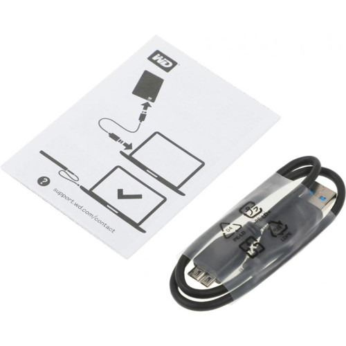 Жесткий диск WD USB 3.0 4Tb WDBU6Y0040BBK-WESN Elements Portable 2.5