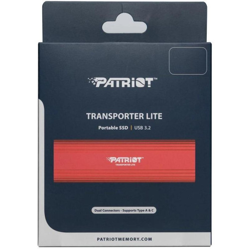 Накопитель SSD Patriot USB-C 512GB PTPL512GPEC Lite Transporter 2.5 Накопитель SSD Patriot USB-C 512GB PTPL512GPEC Lite Transporter 2.5