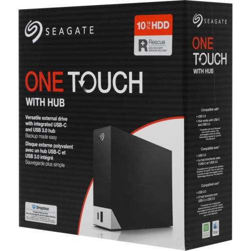 Жесткий диск Seagate USB 3.0 10Tb STLC10000400 One Touch 3.5