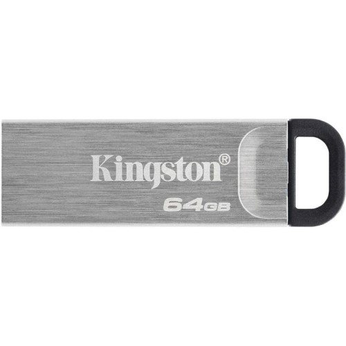 Флеш Диск Kingston 64GB DataTraveler Kyson DTKN/64GB USB3.2 серебристый/черный