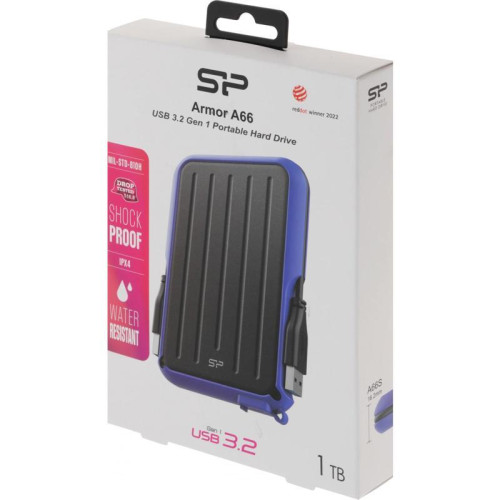 Жесткий диск Silicon Power USB3.0 1TB SP010TBPHD66SS3B Armor A66 2.5 Жесткий диск Silicon Power USB3.0 1TB SP010TBPHD66SS3B Armor A66 2.5