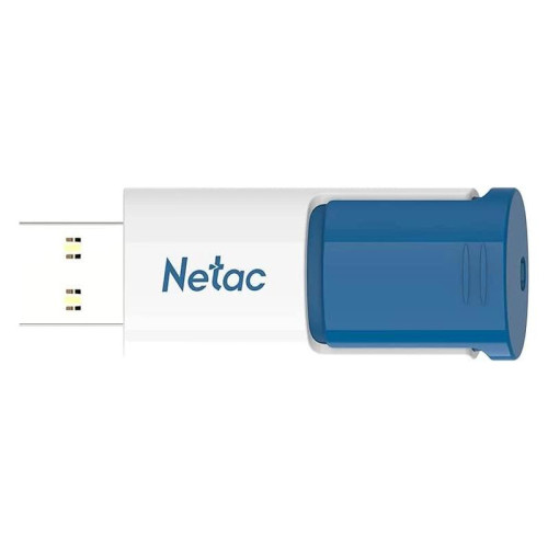 Флеш Диск Netac 64Gb U182 NT03U182N-064G-30BL USB3.0 синий/белый