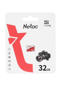 Флеш карта microSDHC 32GB Netac NT02P500ECO-032G-S P500 Eco w/o adapter