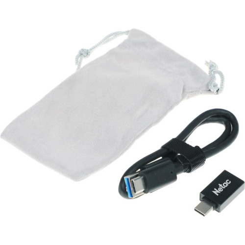 Накопитель SSD Netac USB-C 128Gb NT01Z9-128G-32BK Z9 1.8