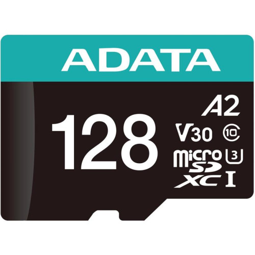 Флеш карта microSDXC 128GB A-Data AUSDX128GUI3V30SA2-RA1 Premier Pro + adapter
