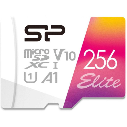 Флеш карта microSDXC 256GB Silicon Power SP256GBSTXBV1V20SP Elite + adapter