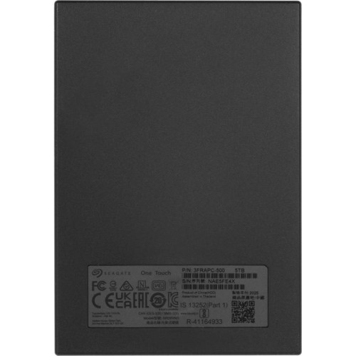 Жесткий диск Seagate USB3.0 5TB STKZ5000400 One Touch 2.5