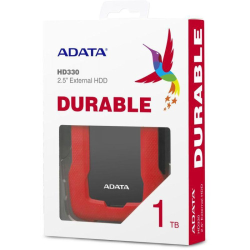 Жесткий диск A-Data USB 3.0 1Tb AHD330-1TU31-CRD HD330 DashDrive Durable 2.5