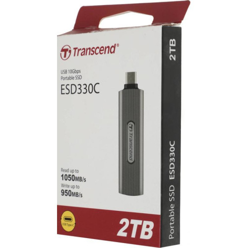 Накопитель SSD Transcend USB-C 2TB TS2TESD330C ESD330C серый
