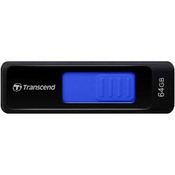 Флеш-накопитель/ Transcend 64GB JetFlash 760 (Black/Blue) USB 3.0