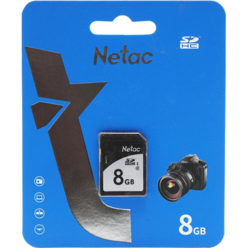 Флеш карта SDHC 8GB Netac NT02P600STN-008G-R P600 w/o adapter