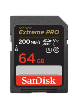 Флеш карта SDXC 64GB Sandisk SDSDXXU-064G-GN4IN Extreme Pro w/o adapter