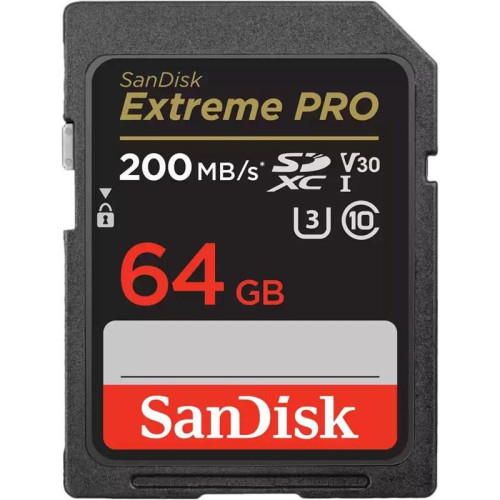 Флеш карта SDXC 64GB Sandisk SDSDXXU-064G-GN4IN Extreme Pro w/o adapter