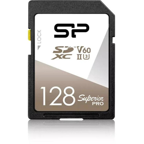 Флеш карта SDXC 128GB Silicon Power SP128GBSDXJV6V10 Superior Pro V60 w/o adapter