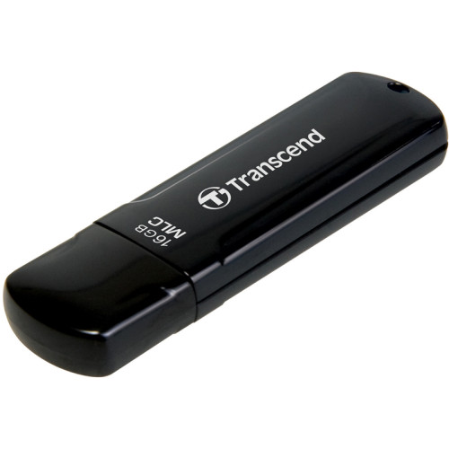 Флеш-накопитель/ Transcend 16GB JETFLASH 750, black