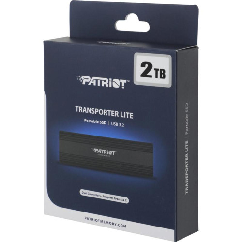 Накопитель SSD Patriot USB-C 2TB PTPL2TBPECB Lite Transporter 2.5