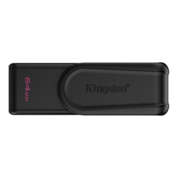 Флеш-накопитель 64GB USB 3.2 Gen 1 DataTraveler Exodia S (Black + Black)/ Kingston 64GB USB 3.2 Gen 1 DataTraveler Exodia S (Black + Black)
