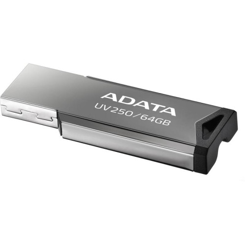 Флеш Диск A-Data 64Gb UV250 AUV250-64G-RBK USB2.0 серебристый