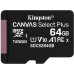 Флеш карта microSDXC 64GB Kingston SDCS2/64GBSP Canvas Select Plus w/o adapter Флеш карта microSDXC 64GB Kingston SDCS2/64GBSP Canvas Select Plus w/o adapter