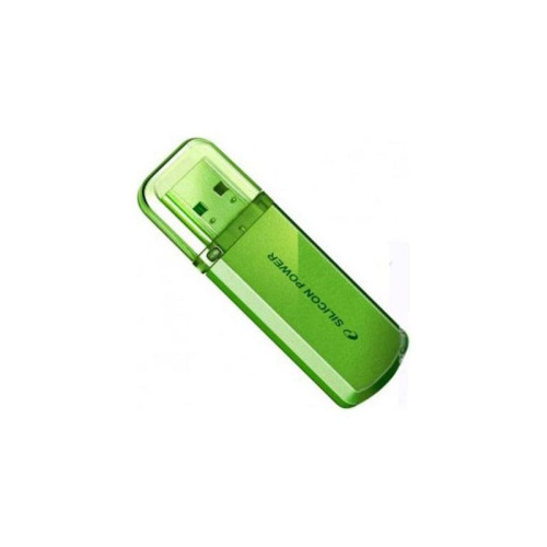 Флеш Диск Silicon Power 32Gb Helios 101 SP032GBUF2101V1N USB2.0 зеленый
