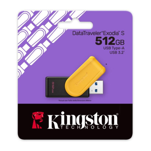 Флеш-накопитель 512GB USB 3.2 Gen 1 DataTraveler Exodia S (Black + Black)/ Kingston 512GB USB 3.2 Gen 1 DataTraveler Exodia S (Black + Black) Флеш-накопитель 512GB USB 3.2 Gen 1 DataTraveler Exodia S (Black + Black)/ Kingston 512GB USB 3.2 Gen 1 DataTraveler Exodia S (Black + Black)