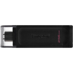 Флеш Диск Kingston 256Gb DataTraveler 70 Type-C DT70/256GB USB3.2 черный