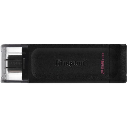 Флеш Диск Kingston 256Gb DataTraveler 70 Type-C DT70/256GB USB3.2 черный