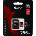Флеш карта microSDXC 256GB Netac NT02P500PRO-256G-R P500 Extreme Pro + adapter Флеш карта microSDXC 256GB Netac NT02P500PRO-256G-R P500 Extreme Pro + adapter