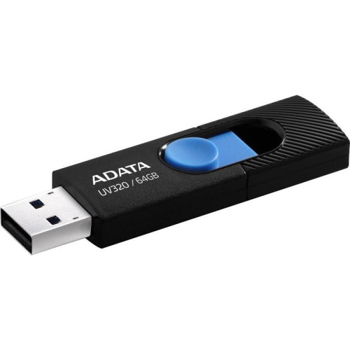 Флеш Диск A-Data 64Gb UV320 AUV320-64G-RBKBL USB3.2 черный
