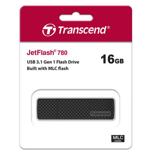 Флеш-накопитель/ Transcend 16GB JetFlash 780 (Black) USB 3.0