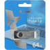Флеш Диск Netac 64GB U505 NT03U505N-064G-30BK USB3.0 черный/серебристый Флеш Диск Netac 64GB U505 NT03U505N-064G-30BK USB3.0 черный/серебристый