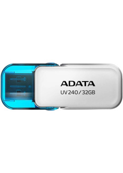 Флеш Диск A-Data 32Gb UV240 AUV240-32G-RWH USB2.0 белый/голубой