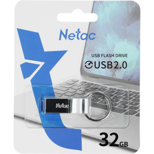 Флеш Диск Netac 32GB U275 NT03U275N-032G-20SL USB2.0 серебристый