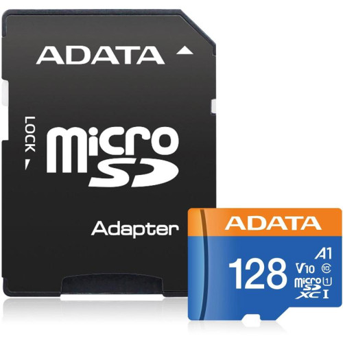 Флеш карта microSDXC 128GB A-Data AUSDX128GUICL10A1-RA1 Premier Pro + adapter