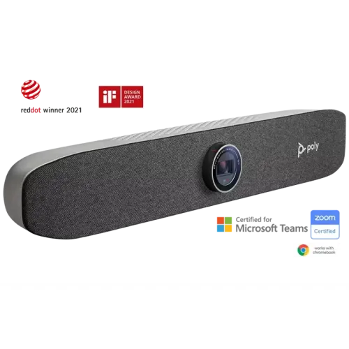 Камера видеоконференцсвязи со встроенной акустической системой/ Poly Studio P15, Open Ecosystem, 4K Camera, Integrated Speaker, 3 x Mic; (1) USB 3.0 Type C to Type C, 1.5m; NTSC/PAL Камера видеоконференцсвязи со встроенной акустической системой/ Poly Studio P15, Open Ecosystem, 4K Camera, Integrated Speaker, 3 x Mic; (1) USB 3.0 Type C to Type C, 1.5m; NTSC/PAL