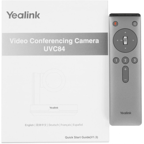 Камера Yealink UVC84 4k 12Х PTZ UVC1.0 VCH USB-A AMS Камера Yealink UVC84 4k 12Х PTZ UVC1.0 VCH USB-A AMS