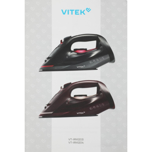 Утюг/ Утюг Vitek VT-IRN1204 3400Вт бордовый