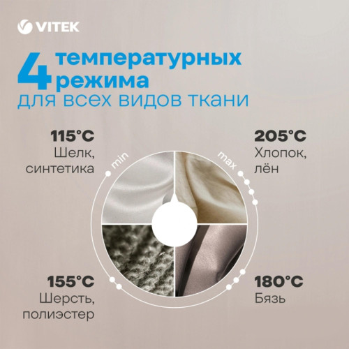 Утюг/ Утюг Vitek VT-1257 2400Вт фиолетовый