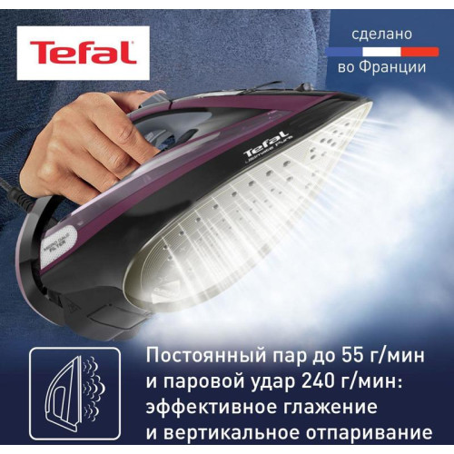 Утюг/ Утюг Tefal FV9835E0 3000Вт черный/фиолетовый