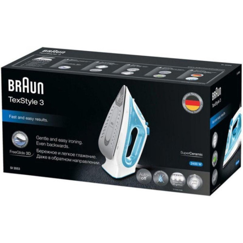 Утюг/ Утюг Braun SI3053BL 2400Вт голубой/белый