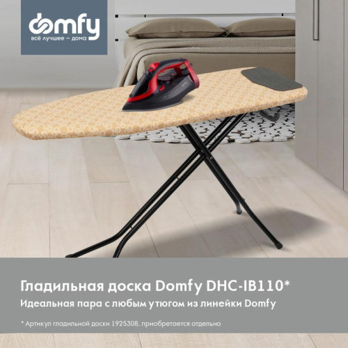 Утюг/ Утюг Domfy DSC-EI502 2400Вт черный/красный Утюг/ Утюг Domfy DSC-EI502 2400Вт черный/красный
