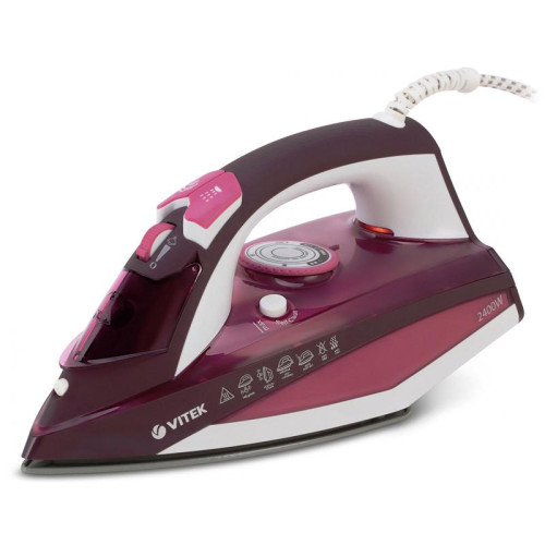 Утюг/ Утюг Vitek Luxure 1215-VT-03 2400Вт бордовый/белый
