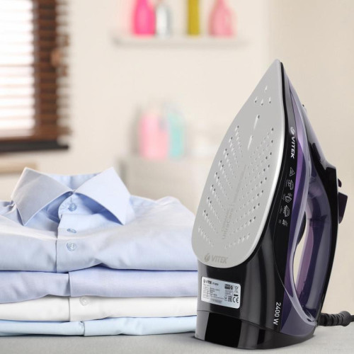 Утюг/ Утюг Vitek VT-8316 2400Вт черный/фиолетовый